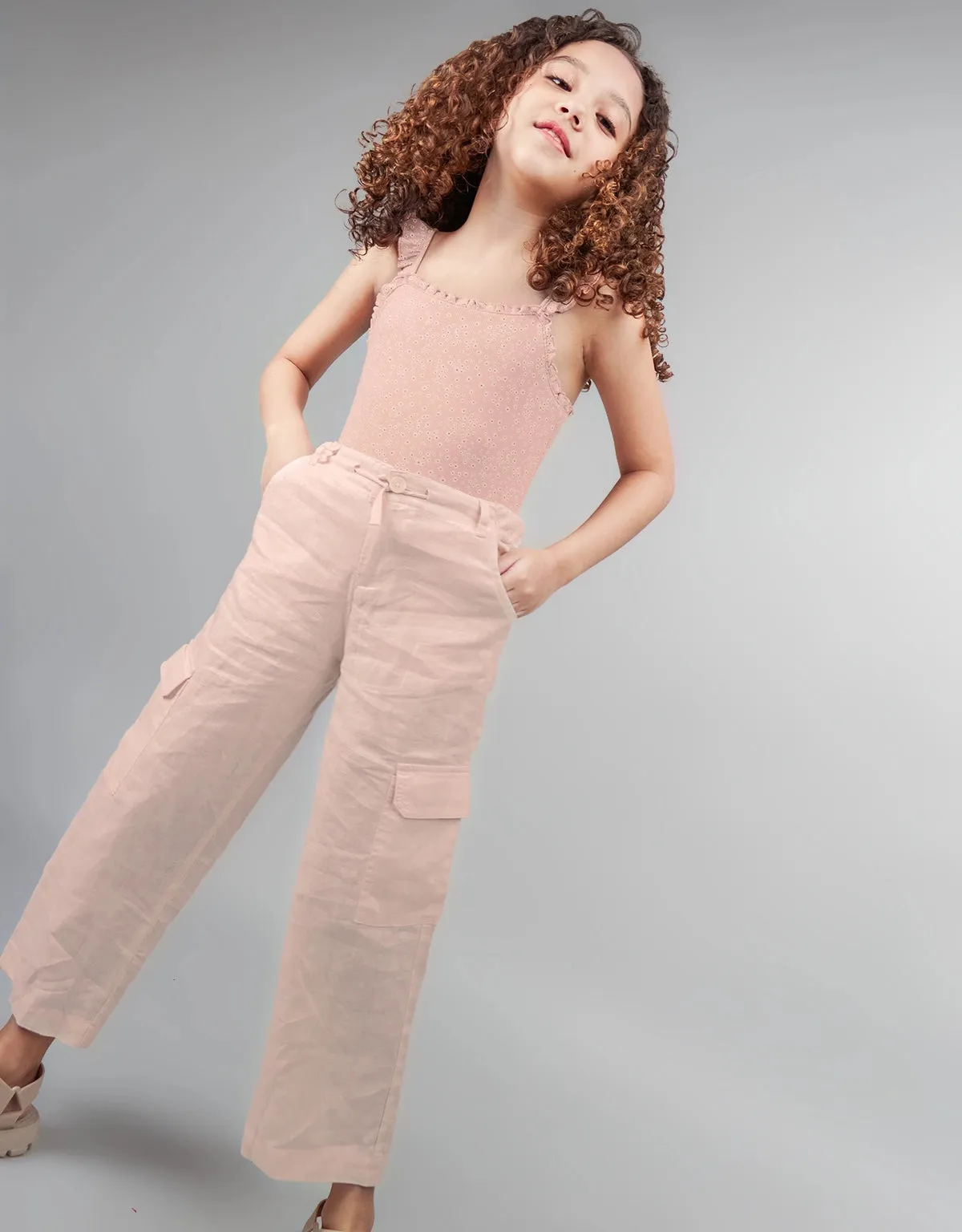 GIRLS CARGO PANTS