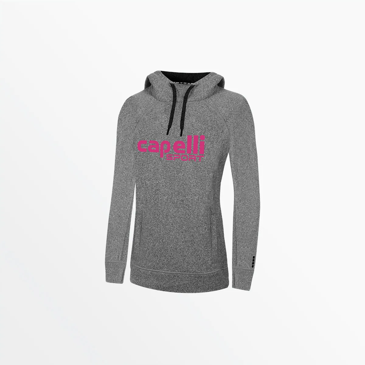 GIRL'S LOGO HEATHER PULLOVER HOODIE