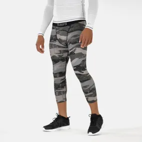 Green Camo Woodland Compression 3/4 tights / leggings