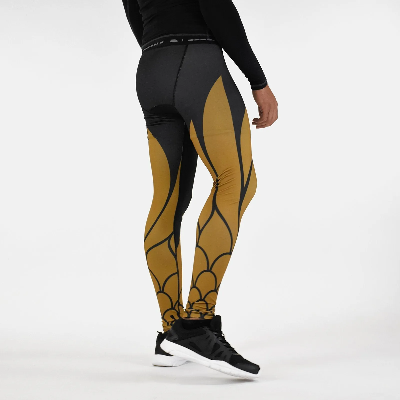 Icarus 2 Black Gold compression tights / leggings