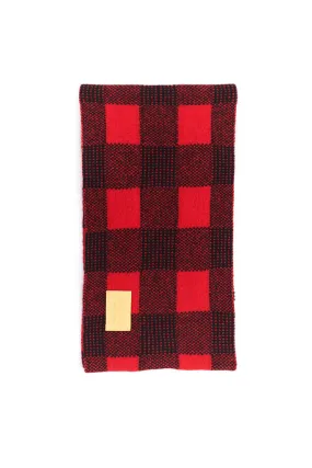Jubilee Collection British Plaid Knitted Jacquard Pure Cashmere Snood