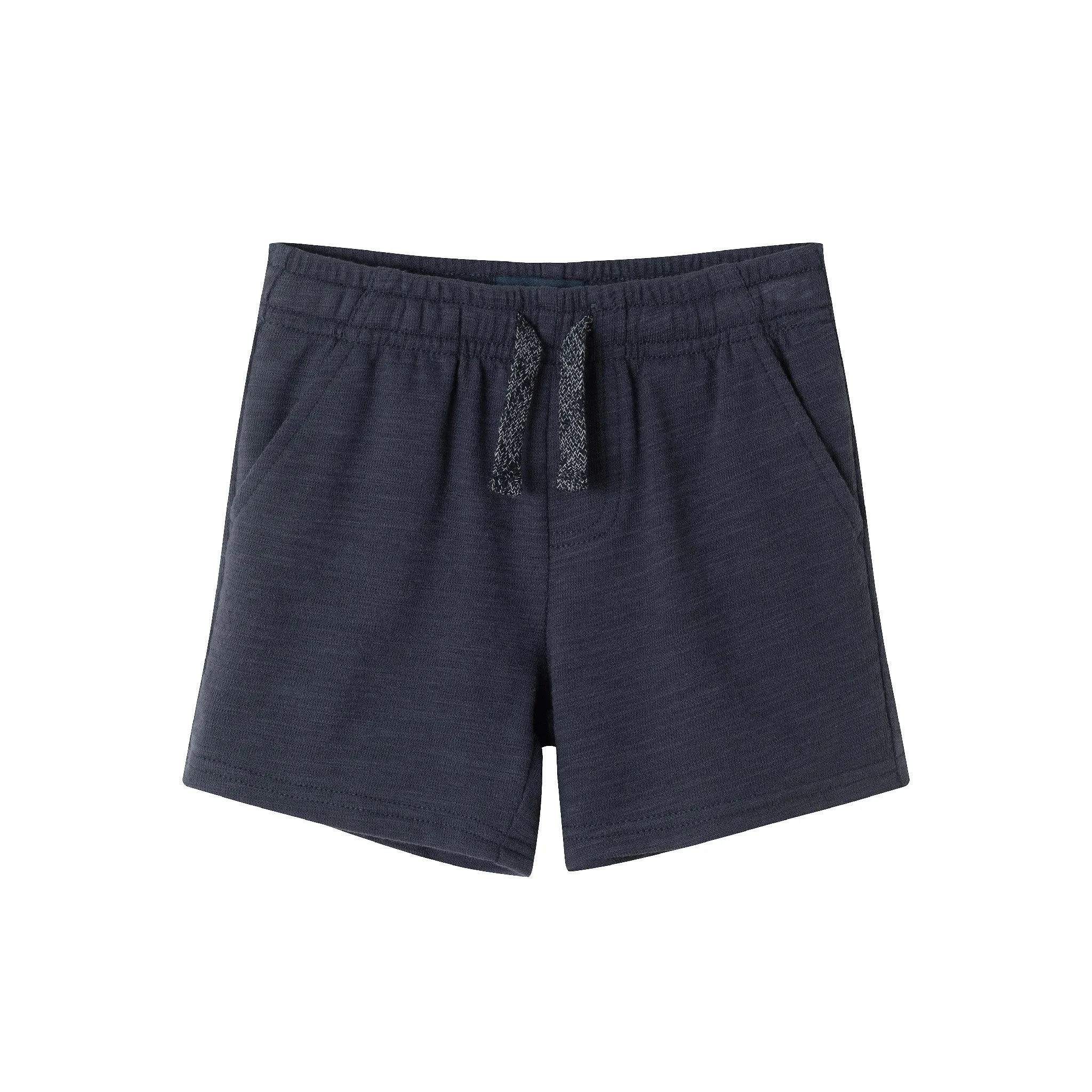 Kids (2-8) Textured Hoodie Lounge Set | Navy Shark Patch