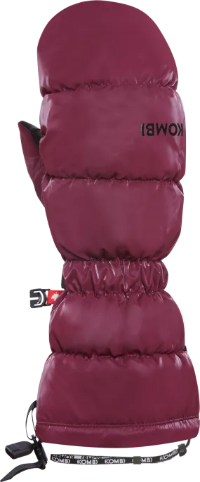 Kombi Women&#x27;s Snazzy Ethical Goose Down Mittens Rosewood Red | Buy Kombi Women&#x27;s Snazzy Ethical Goose Down Mittens Rosewood Red here | Outnorth