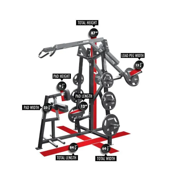 LeverEDGE Unilateral Diverging High Row Legend 6009