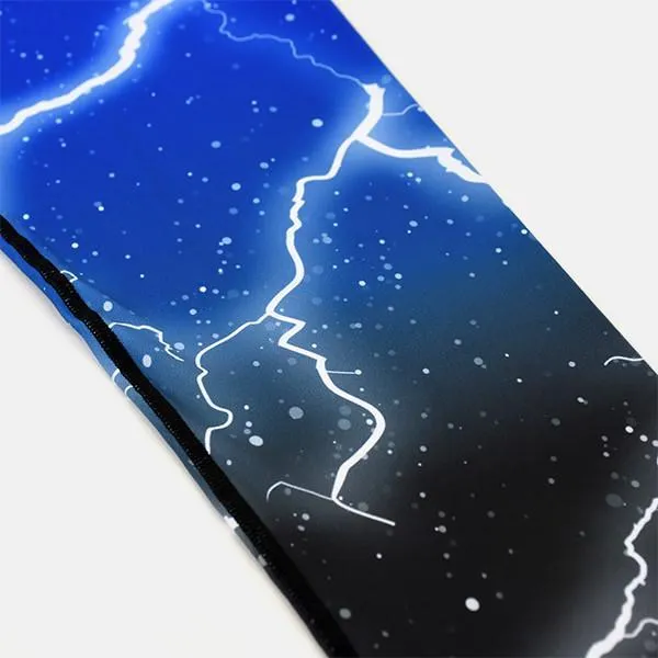 Lightning Blue and Black Compression 3/4 tights / leggings