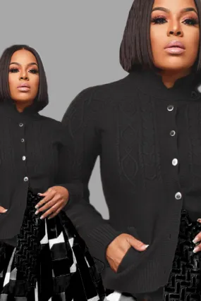 LS61093 SWEATER (BLK, MOCHA)