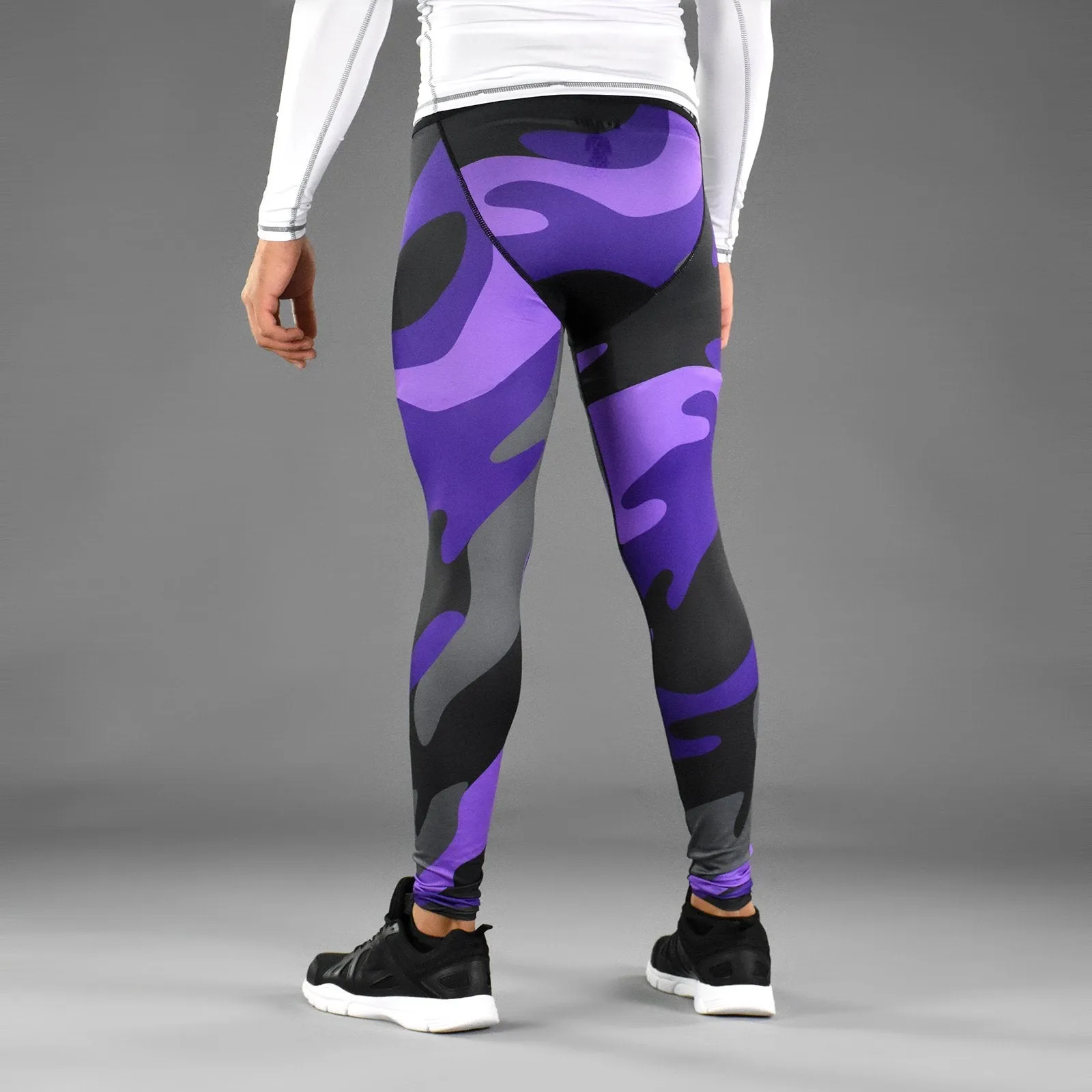 Purple Juice Camo compression tights / leggings