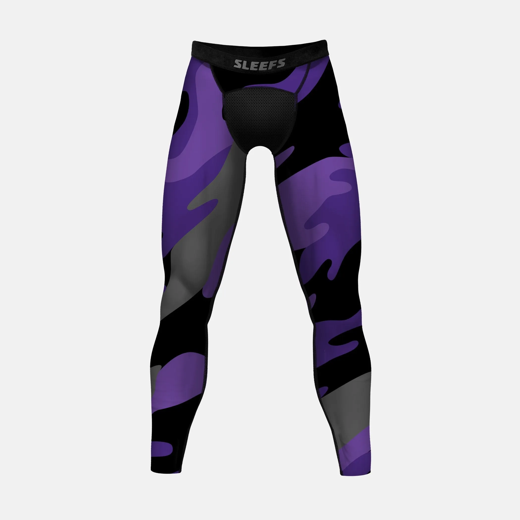 Purple Juice Camo compression tights / leggings