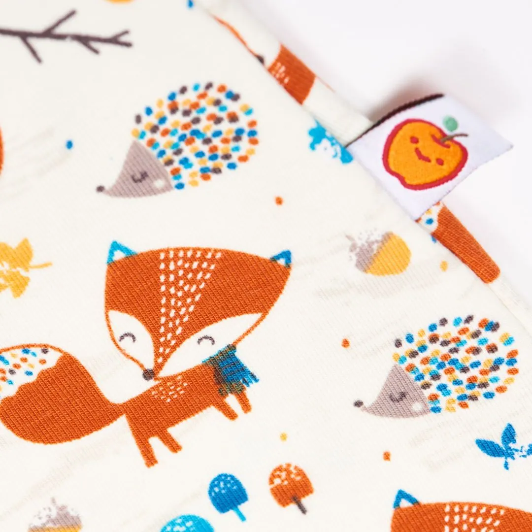 Sleeveless dress "Fox & Hedgehog/Rust"