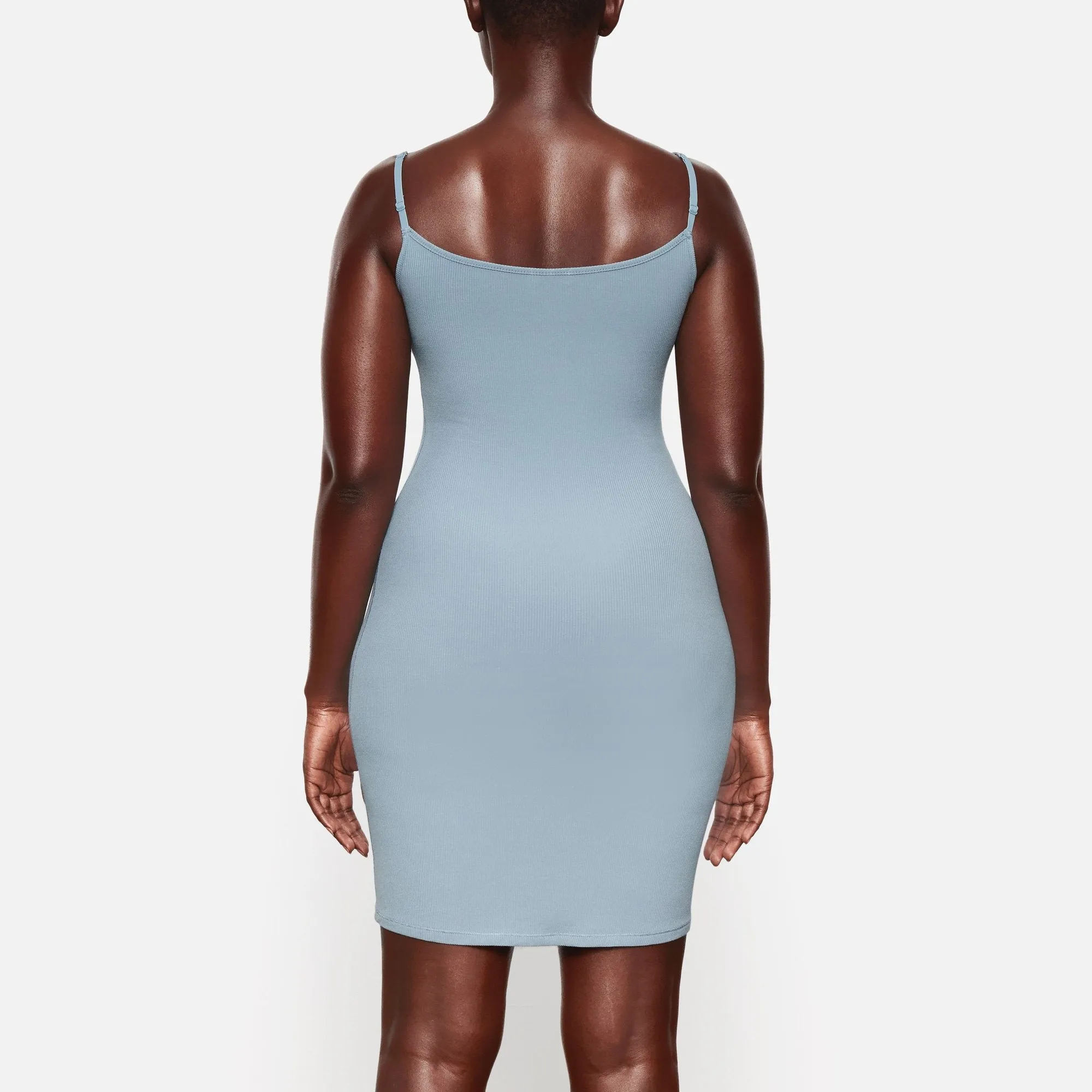 SOFT LOUNGE SLIP DRESS | ARCTIC