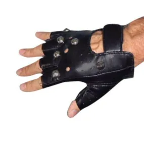 Studded Punk Gloves