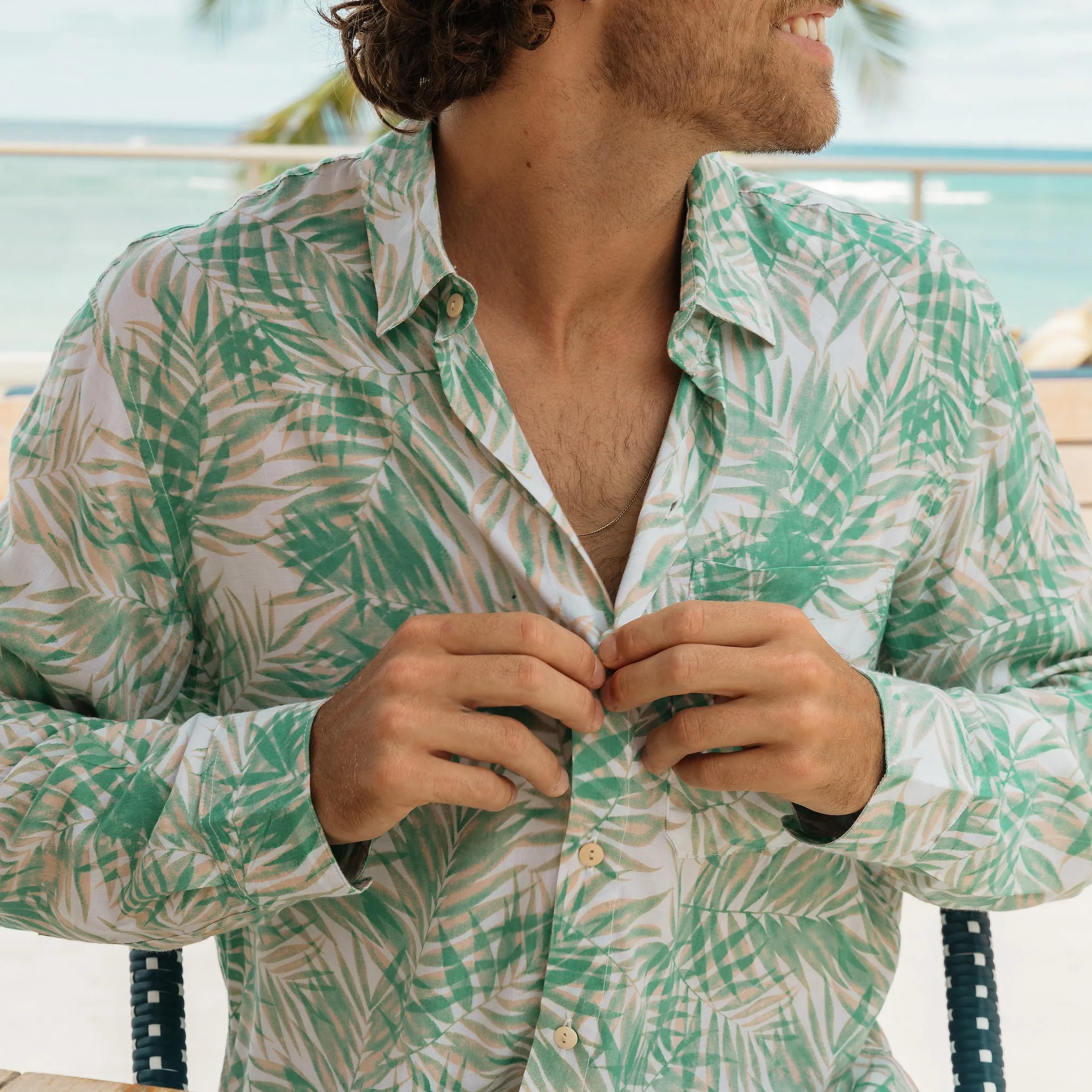 The Breezy Tropics - Long Sleeve Shirt