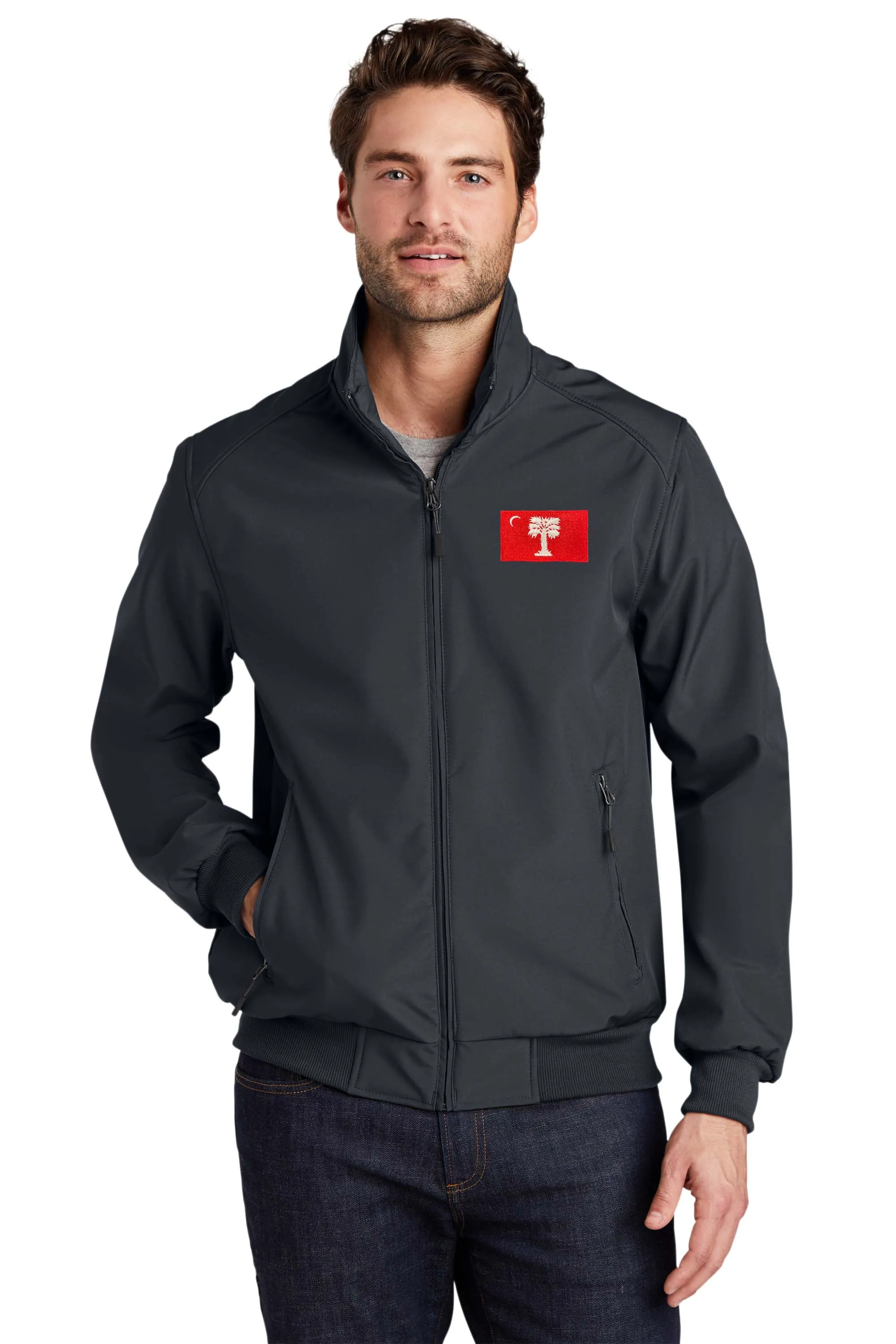 The Citadel, Big Red logo, Soft Shell Bomber Jacket