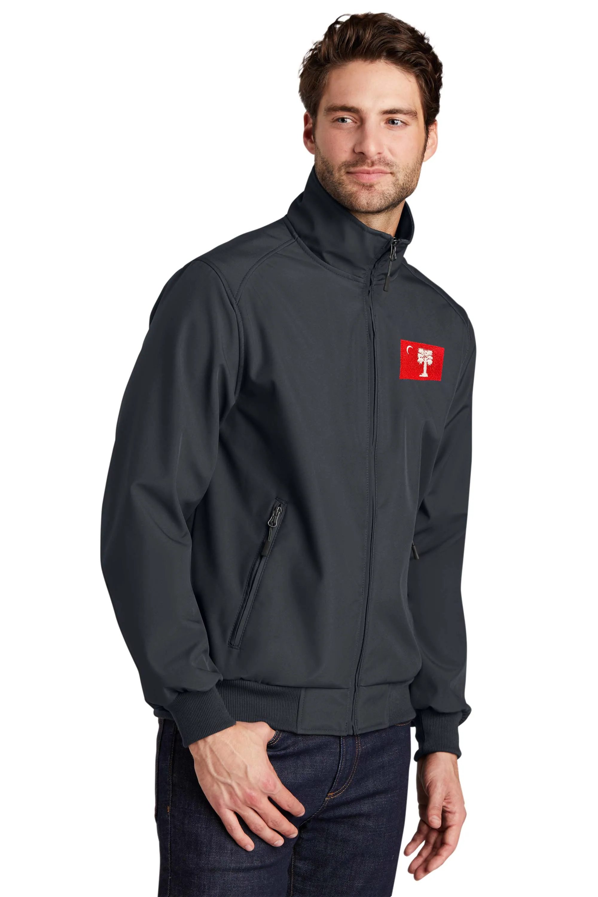 The Citadel, Big Red logo, Soft Shell Bomber Jacket