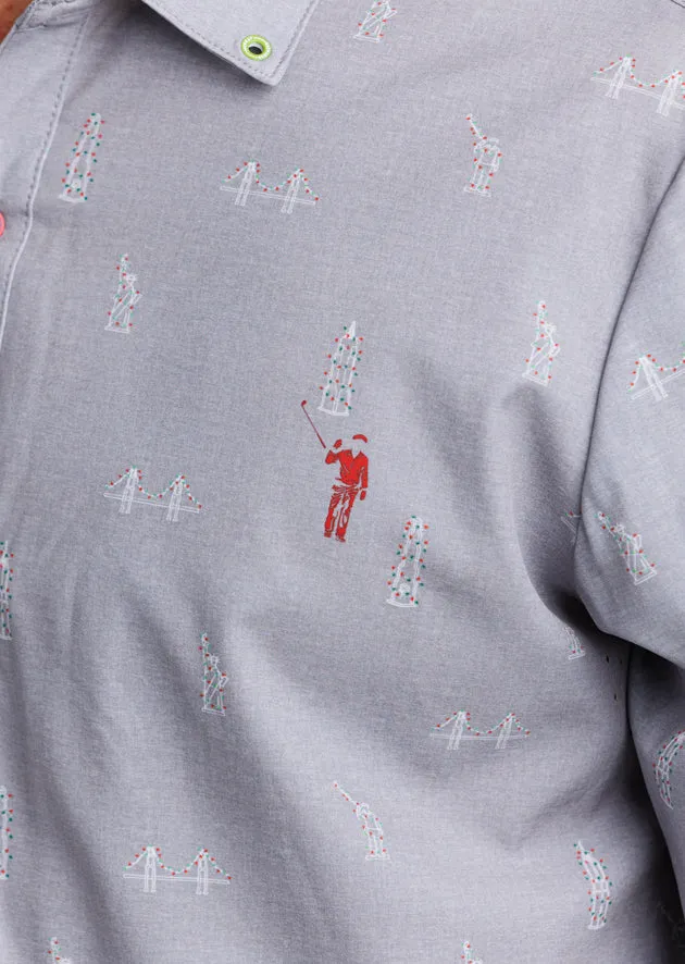 'Tis The Season Men's Long Sleeve Button Down