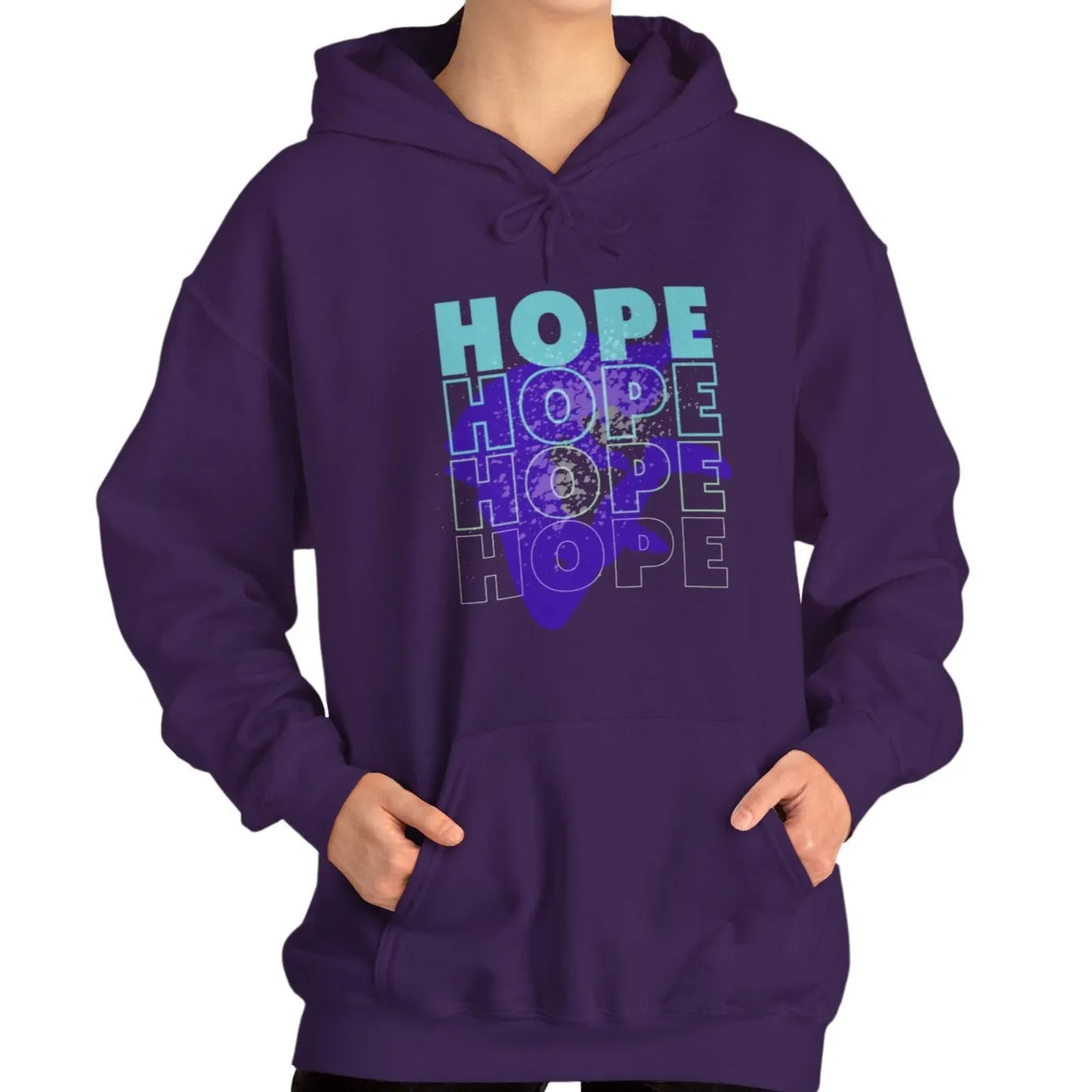 Triple Hope Elegance: Women's Hoodie for Inspirational Style