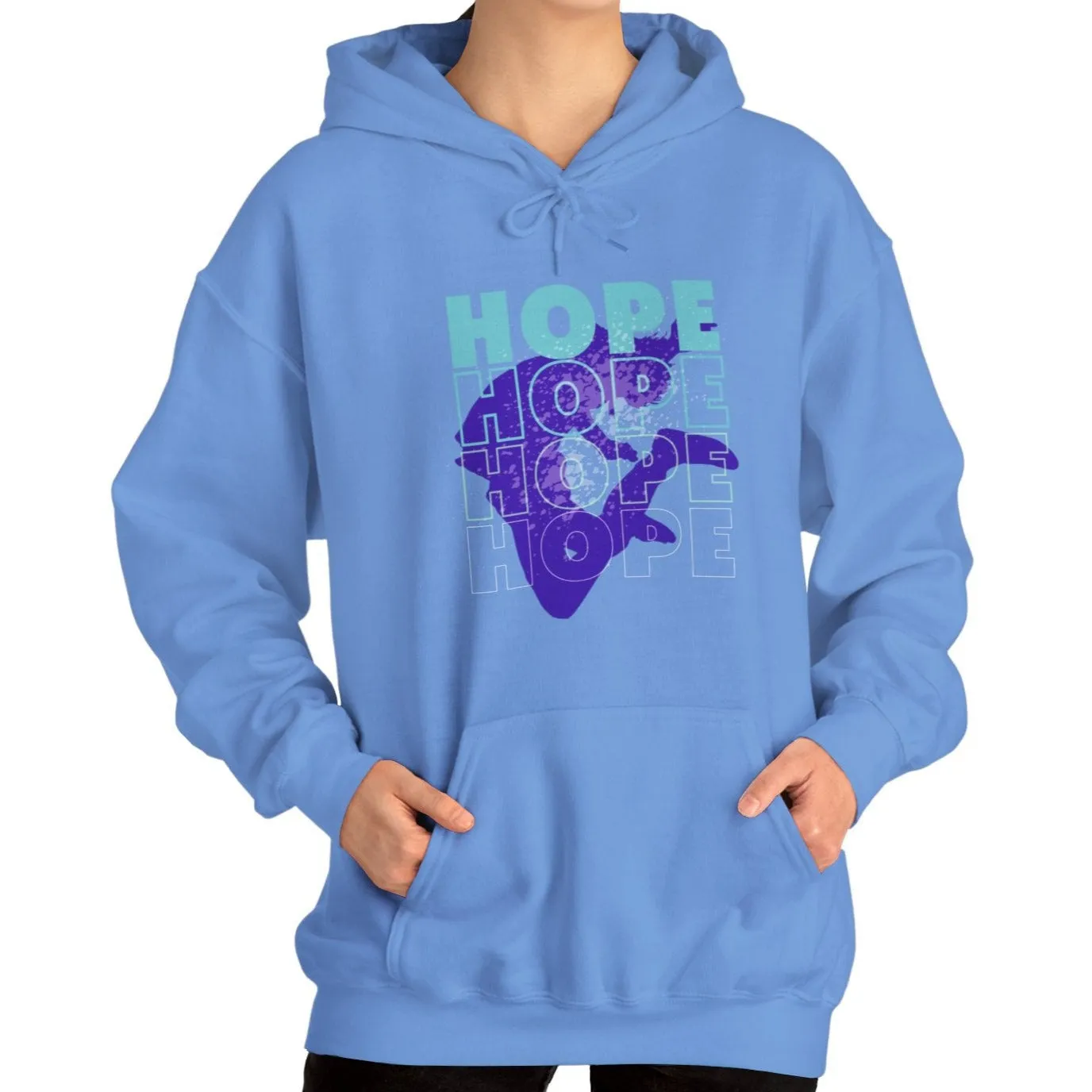 Triple Hope Elegance: Women's Hoodie for Inspirational Style