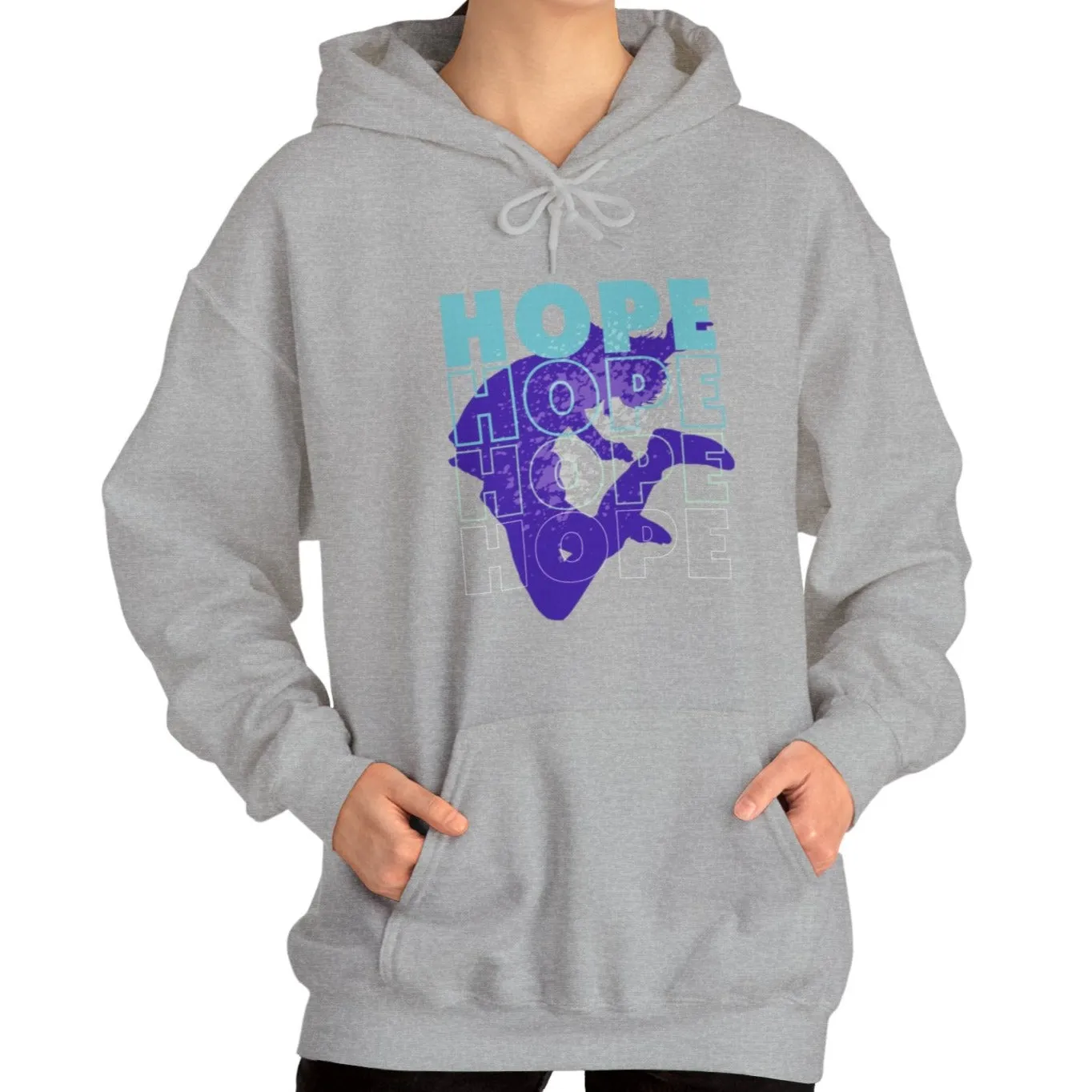 Triple Hope Elegance: Women's Hoodie for Inspirational Style