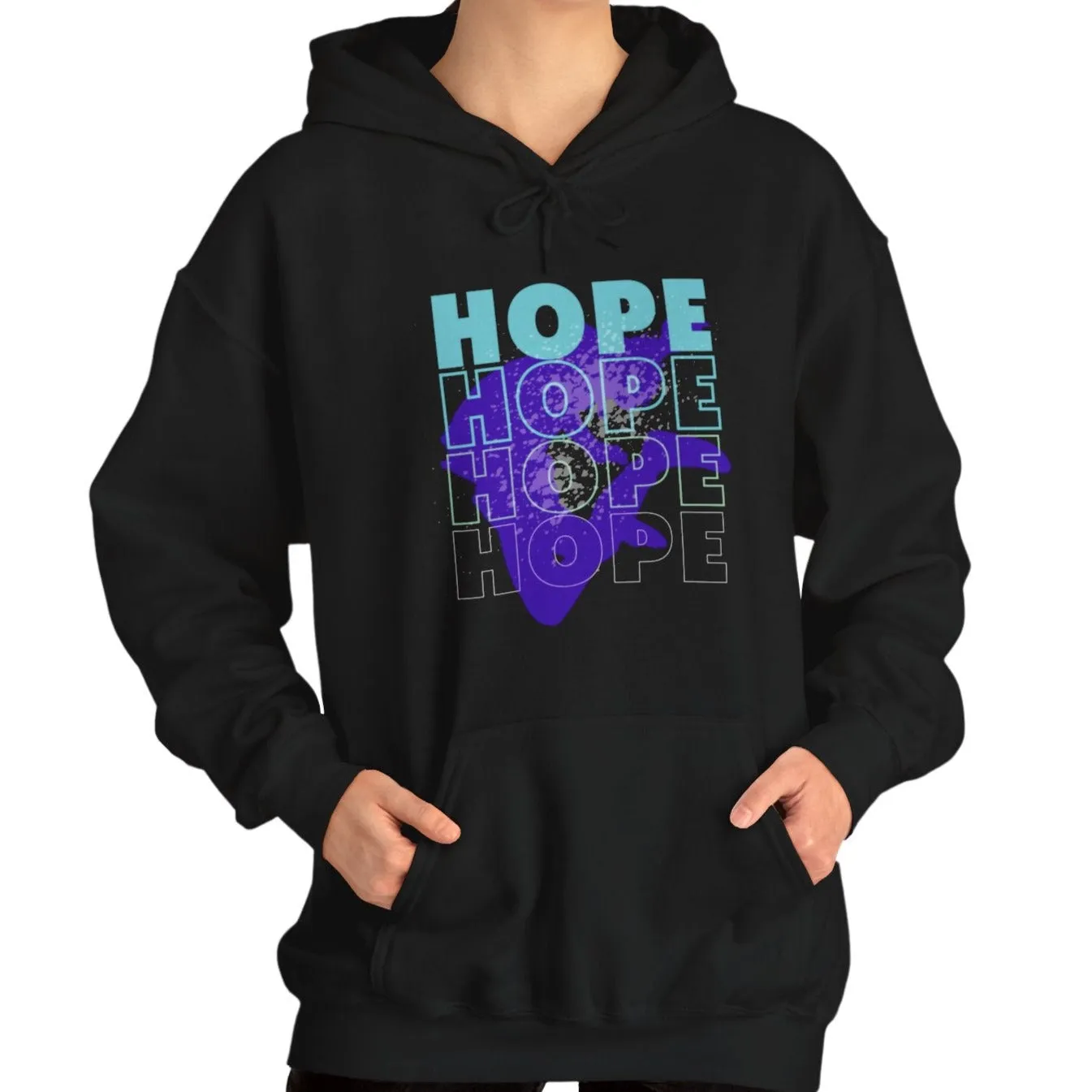 Triple Hope Elegance: Women's Hoodie for Inspirational Style