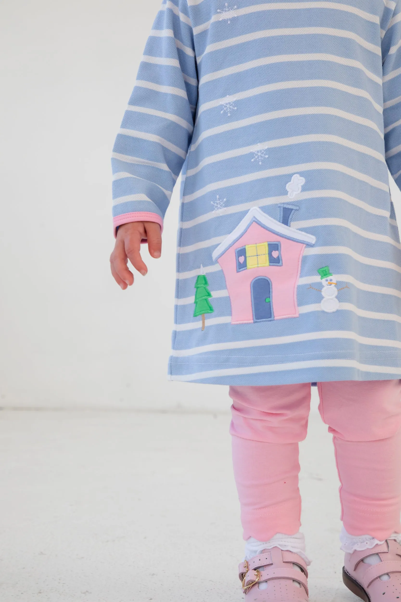 Winter Cottage Pique Knit Dress