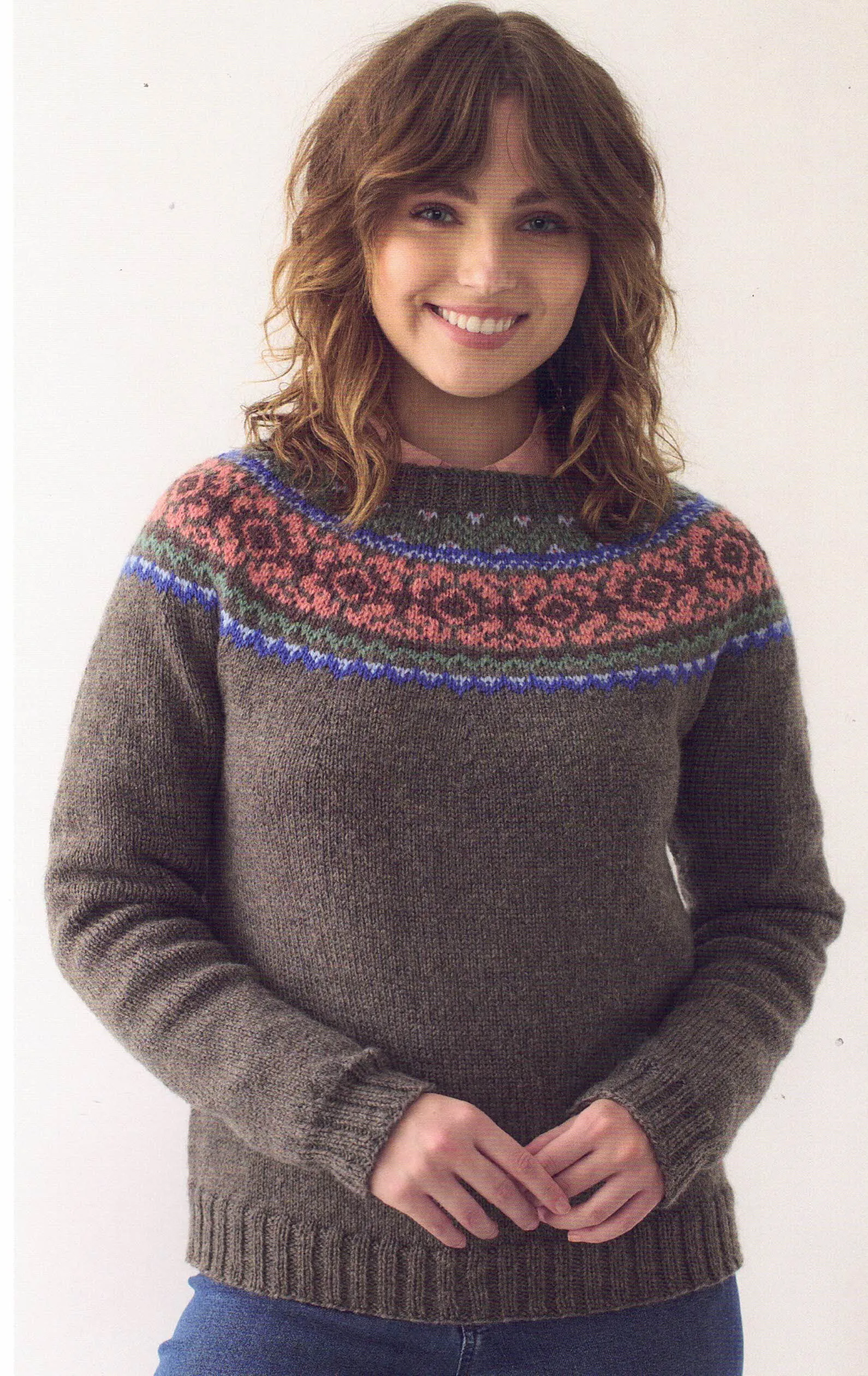 Women - Cleckheaton Leaflet 1018 High Country Jumper