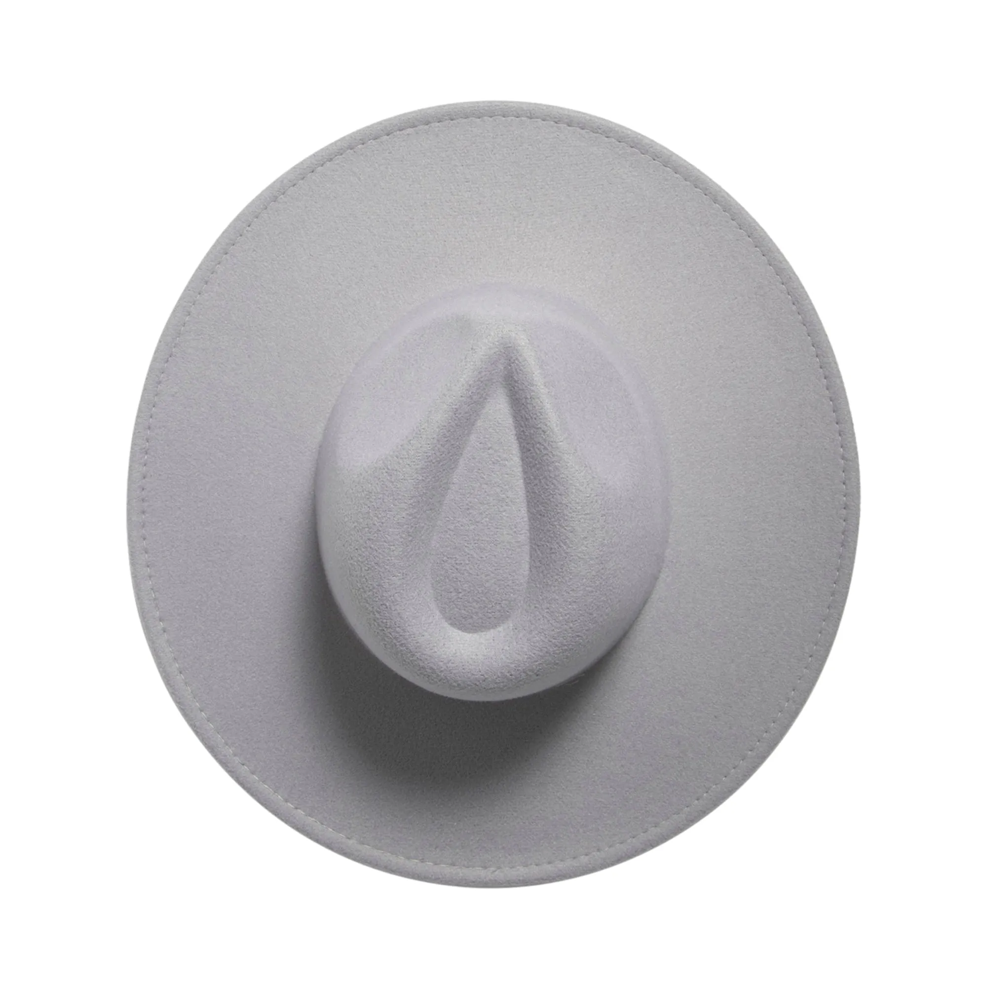 Women's Faux Felt Wide Brim Fedora