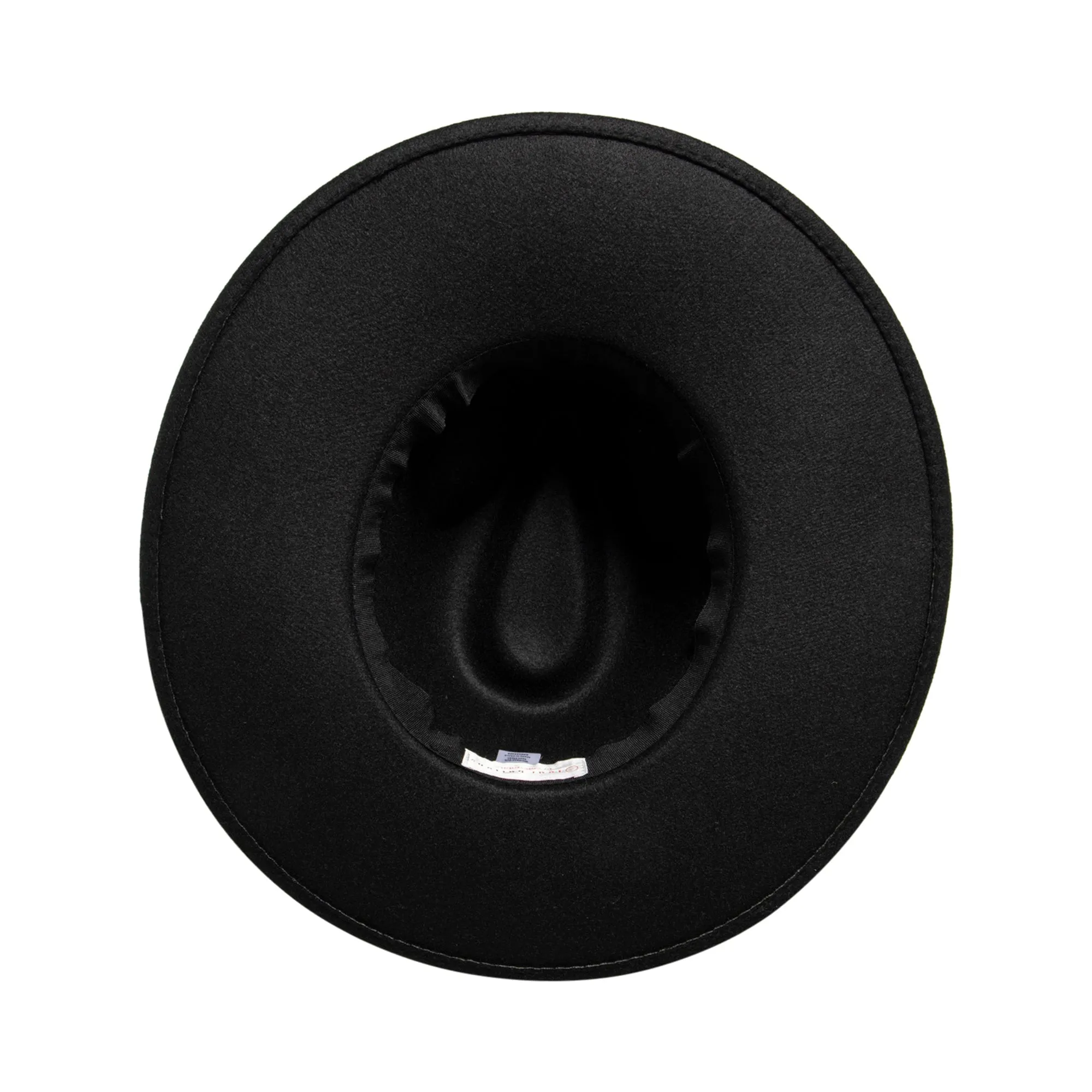Women's Faux Felt Wide Brim Fedora