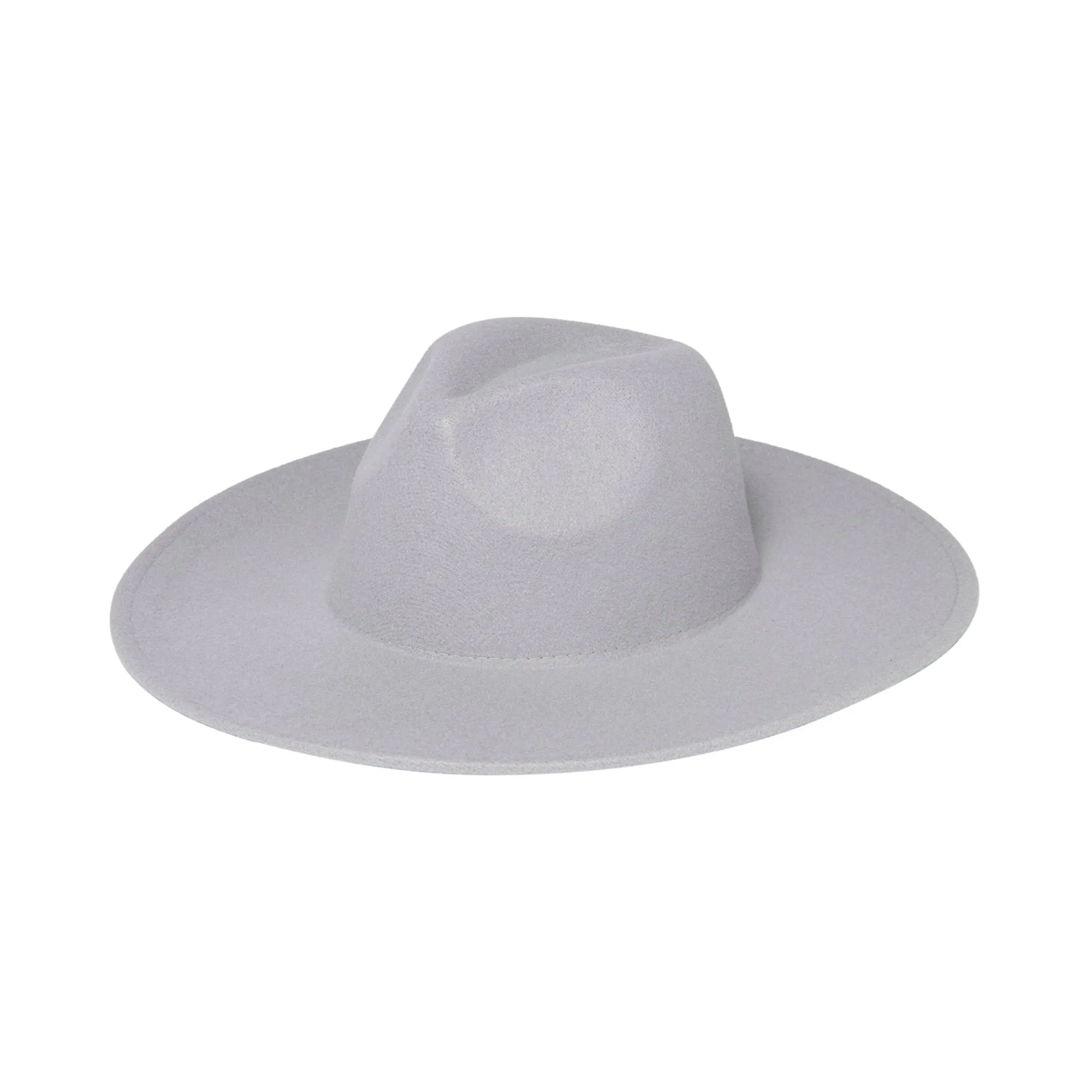 Women's Faux Felt Wide Brim Fedora