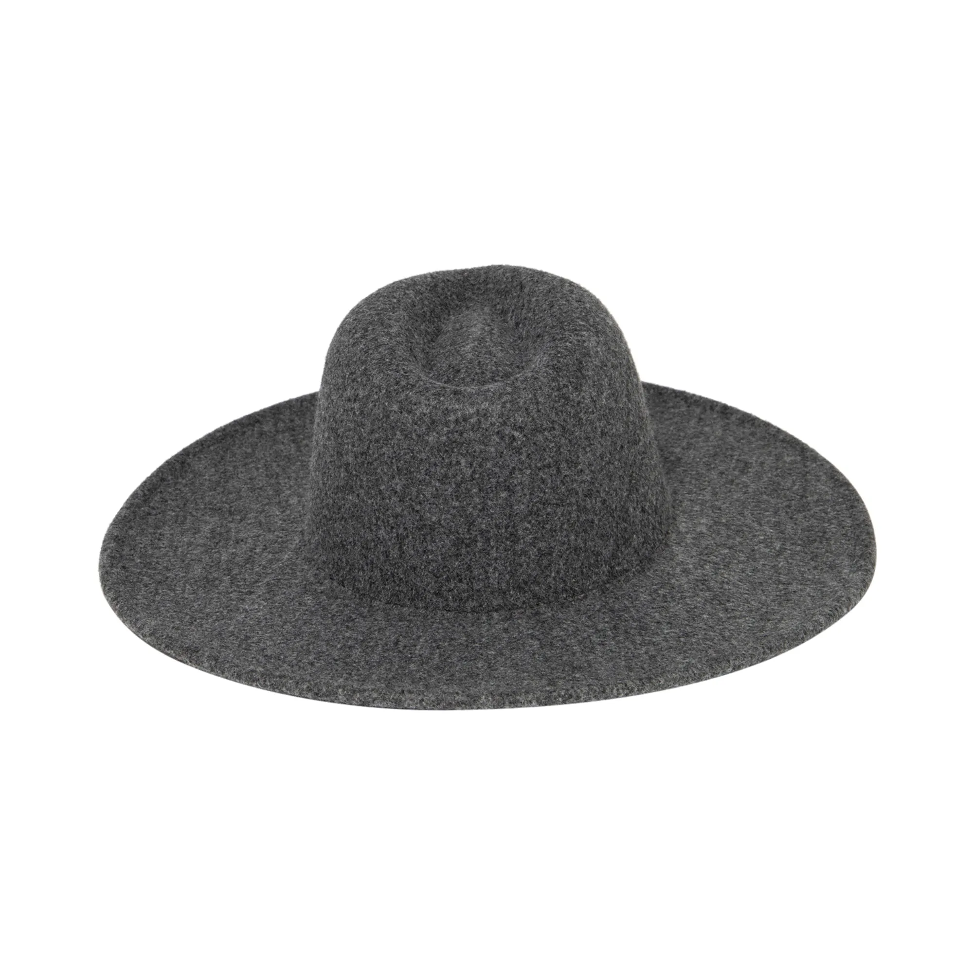 Women's Faux Felt Wide Brim Fedora